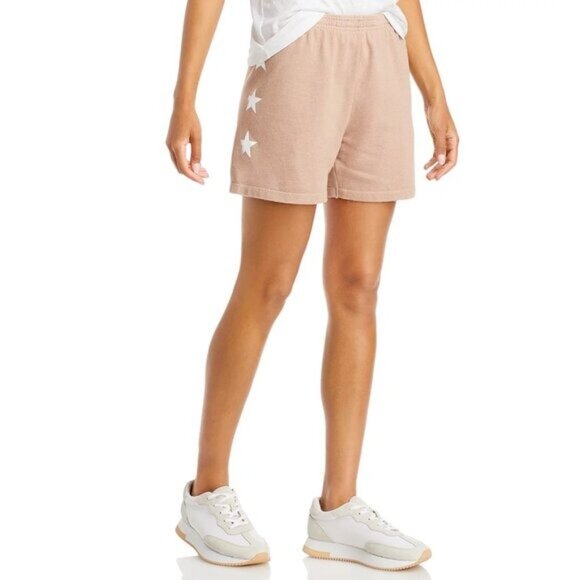 Monrow Star Print Sweat Shorts - XS - Picture 1 of 6